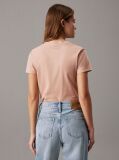 Πορτοκαλί Slim T-shirt Με Μονόγραμμα  Γυναίκα