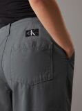 Grey Loose Straight Chino Trousers  Women