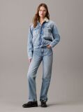 Denim High Rise Straight Jeans  Women