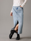 Denim Denim Maxi Skirt  Women