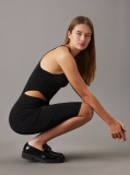 Black Slim Cut Out Jumper Dress  Women