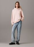 Pink Relaxed Cotton Terry Hoodie  Women