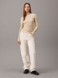 Yellow Sheer Knit Long Sleeve Top  Women