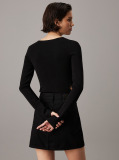 Black Slim Cut Out Jumper  Women