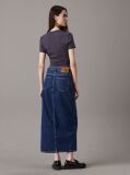 Denim Denim Maxi Skirt  Women