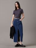 Denim Denim Maxi Skirt  Women