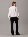 Grey Relaxed Chenille Monogram Sweatshirt  Women