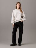 Grey Relaxed Chenille Monogram Sweatshirt  Women