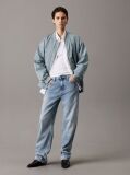 Grey Long Padded Bomber Jacket  Women
