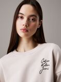 Grey Boxy Cotton Terry Sweatshirt  Women