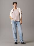 Grey Relaxed Monogram T-shirt  Women