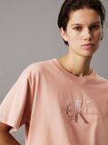 Orange Relaxed Monogram T-shirt  Women
