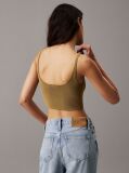 Green Stretch Knit Bralette Top  Women