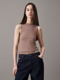 Grey Soft Knit Tank Top  Women