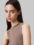 Grey Soft Knit Tank Top  Women