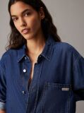 Denim Belted Denim Shirt Dress  Women