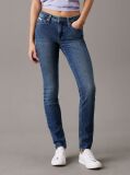 Denim Mid Rise Skinny Jeans  Women