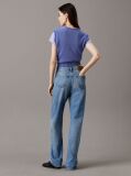 Denim High Rise Straight Jeans  Women