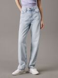 Denim High Rise Straight Jeans  Women