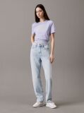 Denim High Rise Straight Jeans  Women