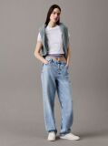 Λευκό Cropped Βαμβακερό T-shirt  Γυναίκα