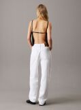 Black Logo Tape Open Back Top  Women