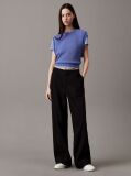 Black Soft Cotton Linen Trousers  Women