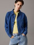 Denim Cropped Denim Dad Πουκάμισο  Γυναίκα