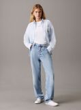 White Slim Cropped Badge T-shirt  Women