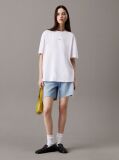 White Boyfriend Badge T-shirt  Women