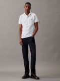 White Slim Polo Shirt  Men