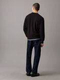 Black Monogram Badge Sweatshirt  Men