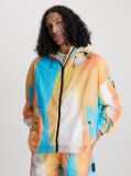 Multi Recycled Nylon Multicolour Windbreaker  Men