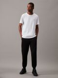 Black Logo Fleece Tape Joggers  Men