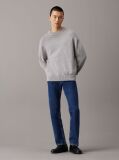 Grey Oversized Cotton Wool Jumper  Men