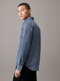 Denim Cotton Chambray Shirt  Men