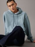 Γκρι Hoodie Από Βαμβακερό Terry  Άνδρας