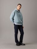 Γκρι Hoodie Από Βαμβακερό Terry  Άνδρας