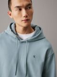 Γκρι Hoodie Από Βαμβακερό Terry  Άνδρας