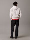 Μπεζ Hoodie Από Βαμβακερό Terry  Άνδρας