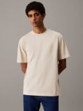 Μπεζ Άνετο T-shirt Με Λογότυπο  Άνδρας