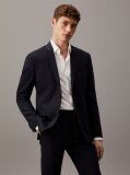 Blue Stretch Wool Slim Suit Blazer  Men