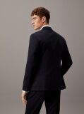 Blue Stretch Wool Slim Suit Blazer  Men