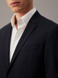 Blue Stretch Wool Slim Suit Blazer  Men