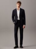 Blue Stretch Wool Slim Suit Blazer  Men
