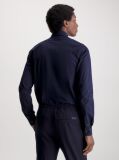 Blue Slim Poplin Dress Shirt  Men