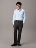 Blue Poplin Stretch Fitted Shirt  Men
