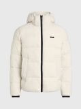 Beige Recycled Nylon Puffer Jacket  Men