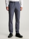 Grey Slim Chino Trousers  Men