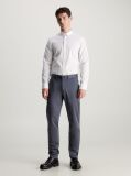 Grey Slim Chino Trousers  Men